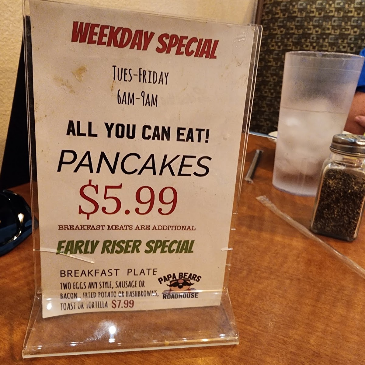 Papa Bear's Menu - Image 4